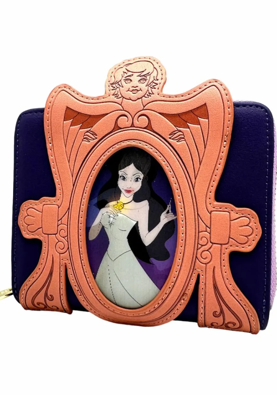 The Little Mermaid (1989) - Ursula & Vanessa Lenticular 4” Faux Leather Zip-Around Wallet