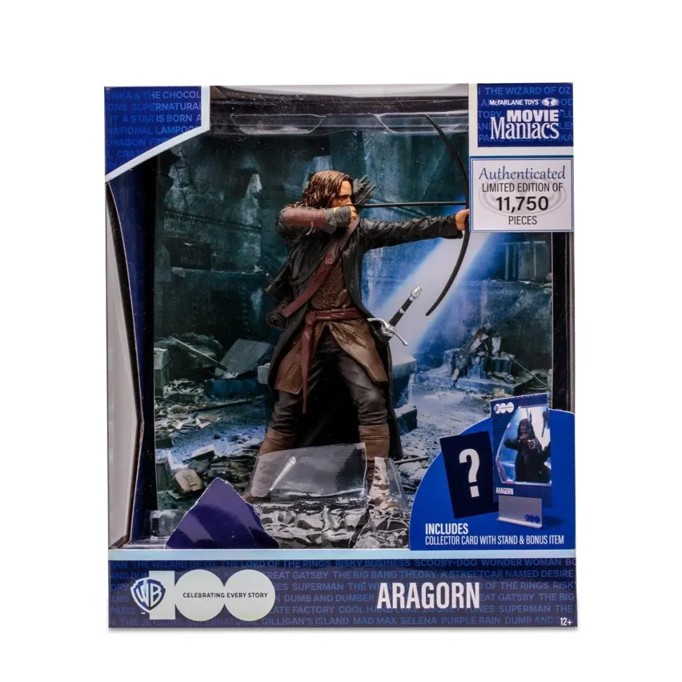 The Lord of the Rings - Aragorn WB100 Movie Maniacs 6" Scale Posed Figure