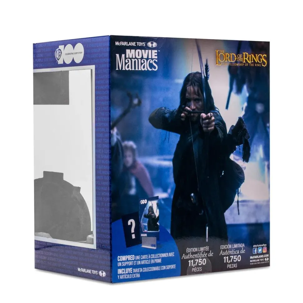 The Lord of the Rings - Aragorn WB100 Movie Maniacs 6" Scale Posed Figure