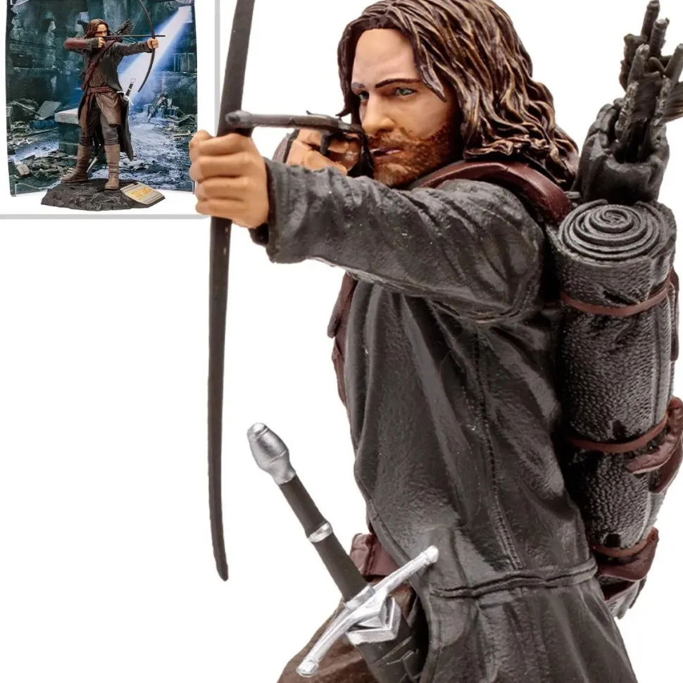 The Lord of the Rings - Aragorn WB100 Movie Maniacs 6" Scale Posed Figure