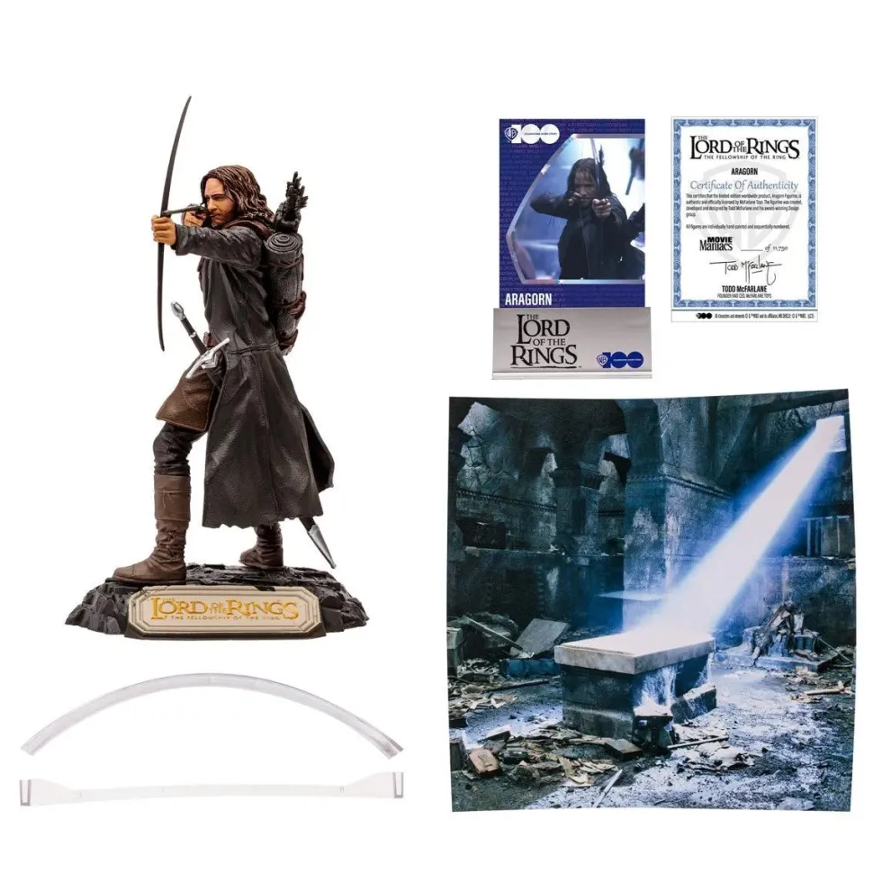 The Lord of the Rings - Aragorn WB100 Movie Maniacs 6" Scale Posed Figure