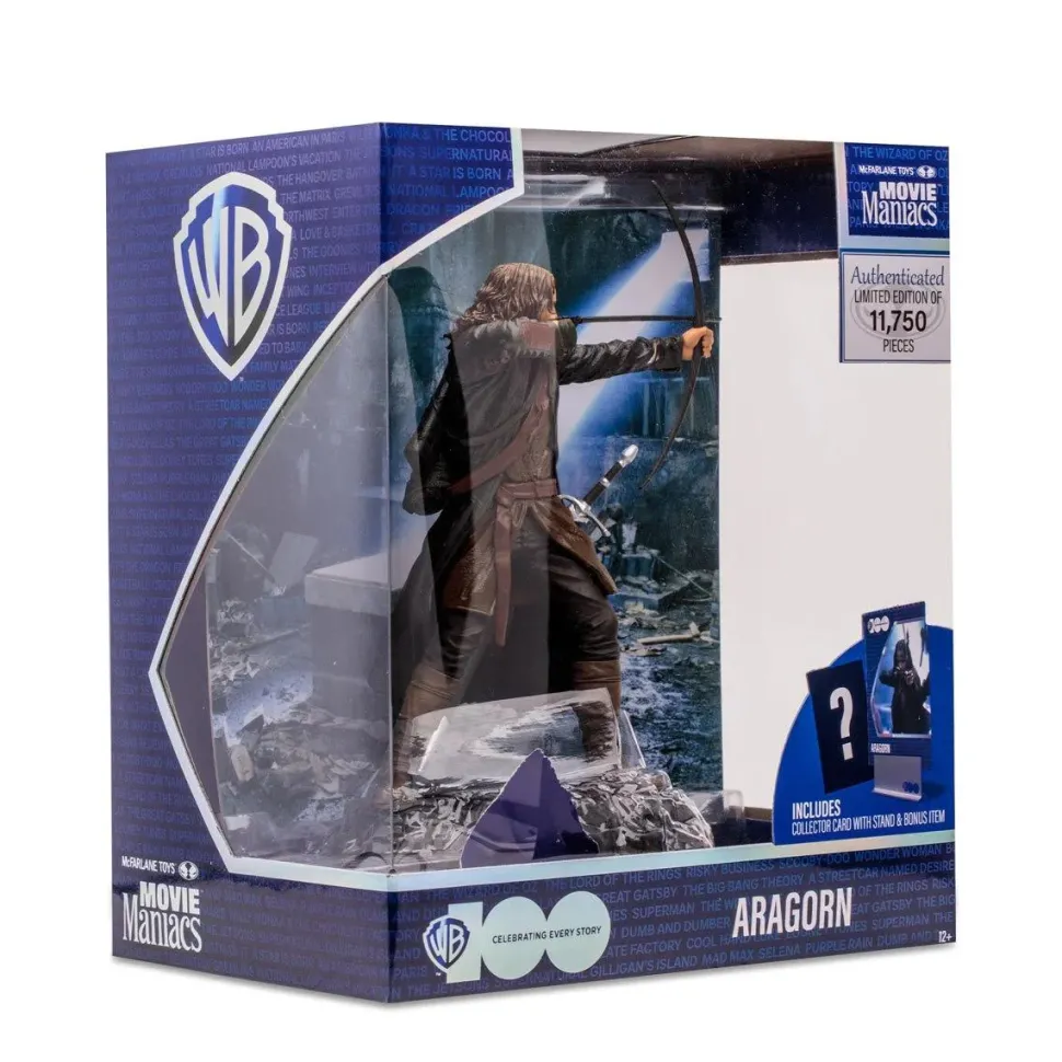 The Lord of the Rings - Aragorn WB100 Movie Maniacs 6" Scale Posed Figure