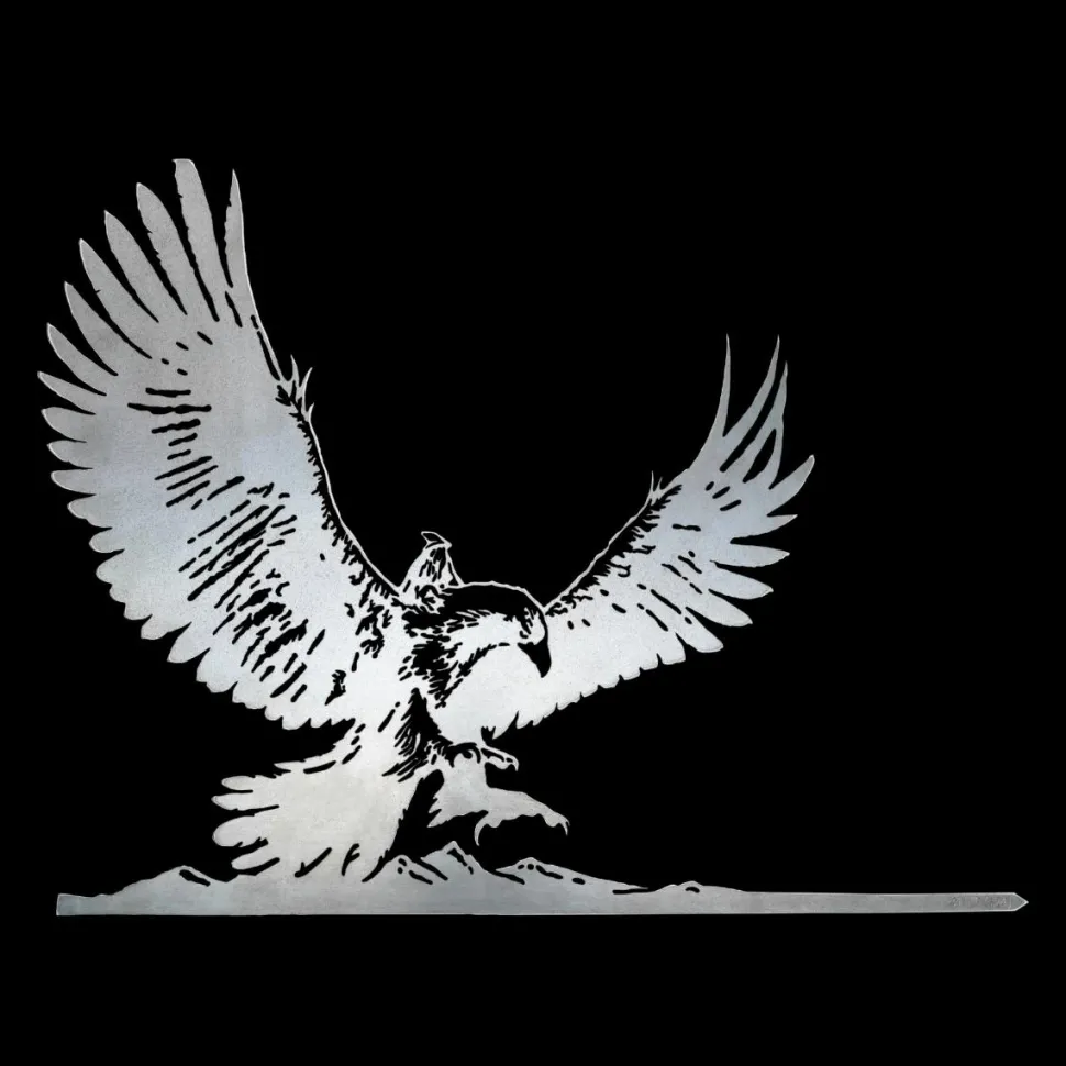 The Lord of the Rings - Gandalf on Gwaihir Corten Steel Metalbird Silhouette Decoration
