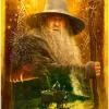 The Lord of the Rings - Gandalf Arrives Fine Art Print by Ignacio RC