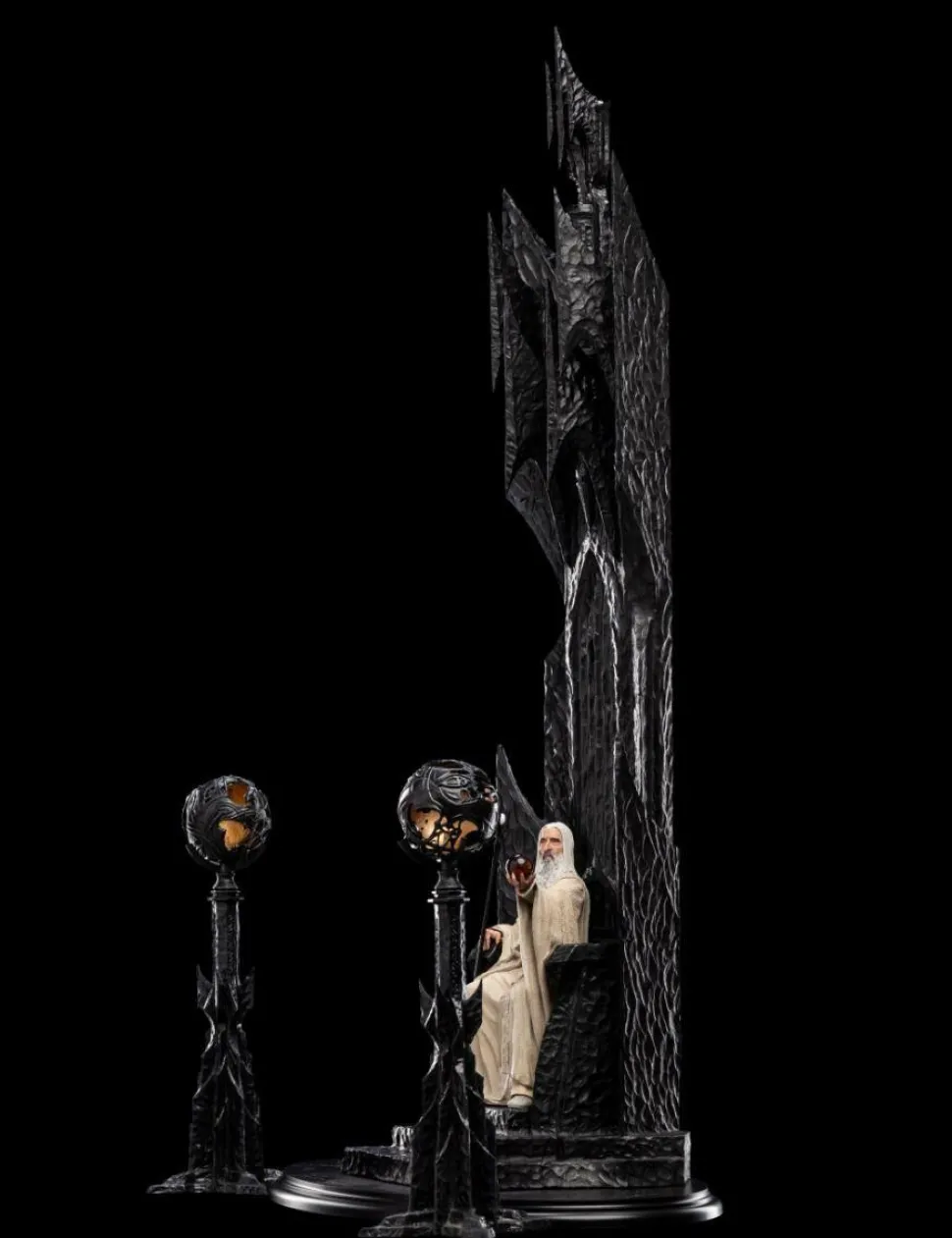 The Lord of the Rings - Saruman the White on Throne 1/6th Scale Statue
