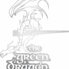 The Lord of the Rings - The Green Dragon Corten Steel Metalbird Silhouette Decoration
