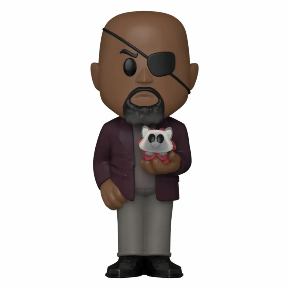 The Marvels (2023) - Nick Fury Vinyl SODA Figure in Collector Can