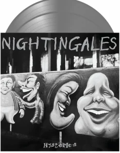 The Nightingales - Hysterics 2xLP Vinyl Record (2022 Record Store Day Exclusive Silver Vinyl)