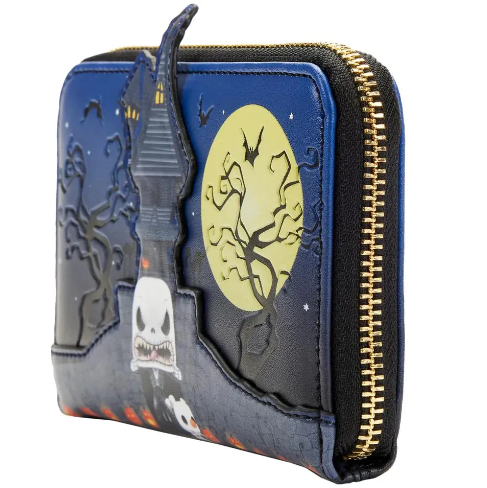 The Nightmare Before Christmas - Pop! Jack Skellington 4” Faux Leather Zip-Around Wallet