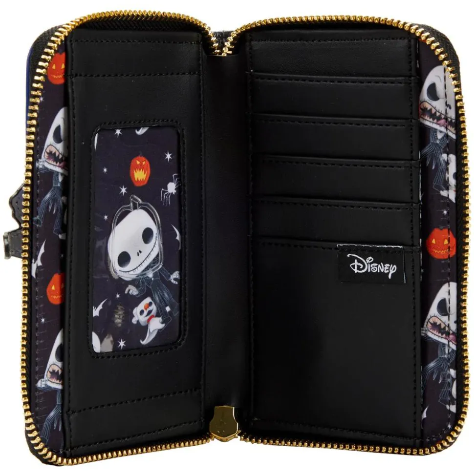 The Nightmare Before Christmas - Pop! Jack Skellington 4” Faux Leather Zip-Around Wallet