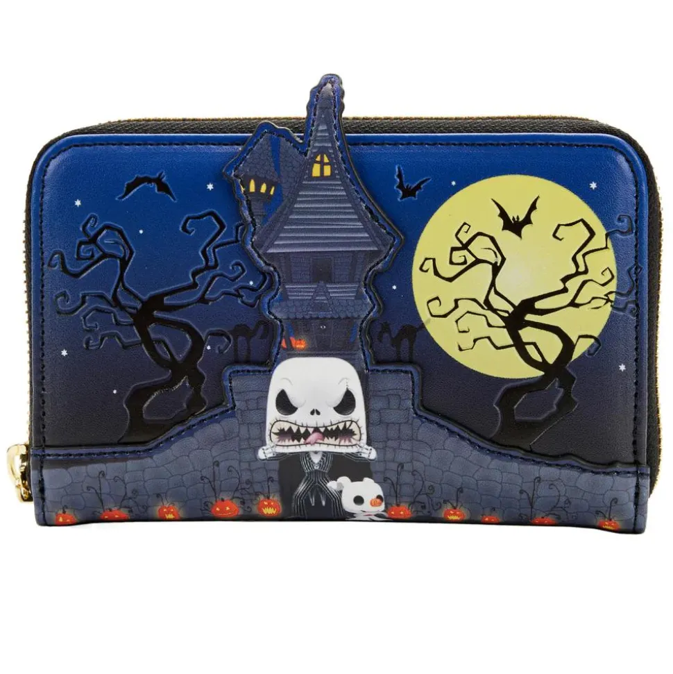 The Nightmare Before Christmas - Pop! Jack Skellington 4” Faux Leather Zip-Around Wallet