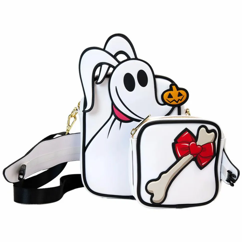 The Nightmare Before Christmas - Zero Cosplay 8" Faux Leather Crossbuddies Bag