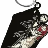 The Nightmare Before Christmas - Jack & Sally Coffin Rubber Keychain