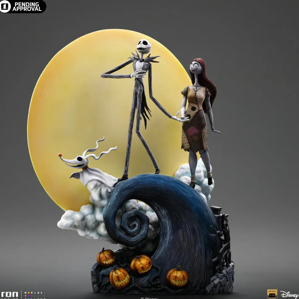 The Nightmare Before Christmas - Jack & Sally Deluxe 1/10th Scale Statue