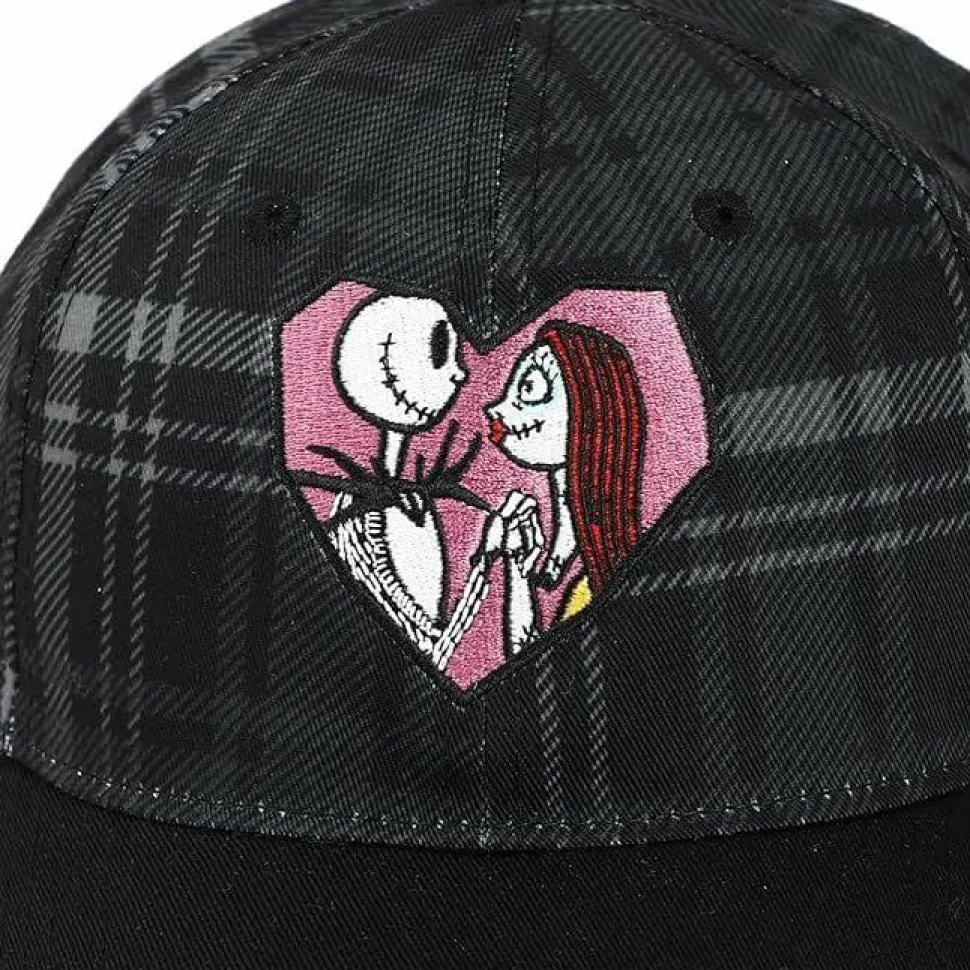The Nightmare Before Christmas - Jack and Sally Embroidered Adjustable Hat