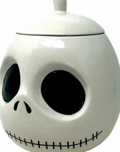 The Nightmare Before Christmas - Jack Skellington Head 3D Sculpted Ceramic Cookie Jar