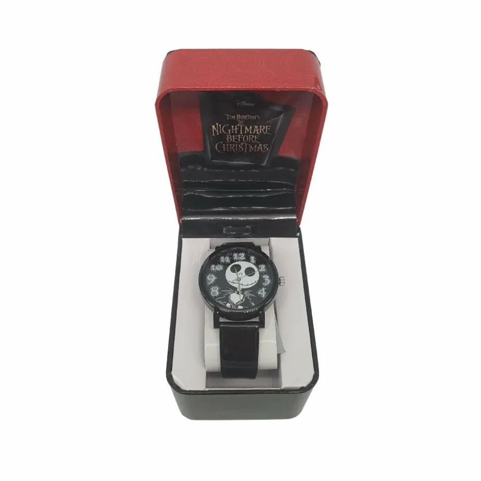 The Nightmare Before Christmas - Jack Skellington Black Band Watch (One-Size)