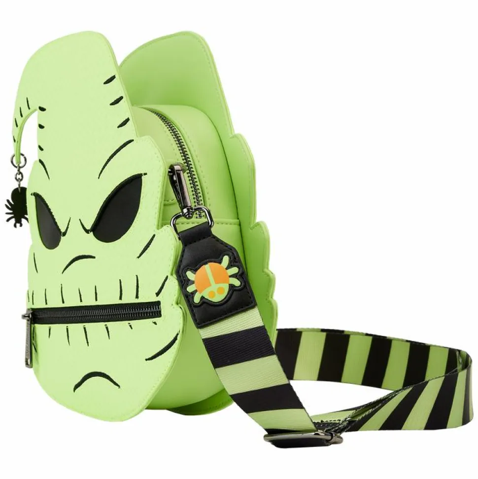 The Nightmare Before Christmas - Oogie Boogie Glow in the Dark 10" Faux Leather Crossbody Bag