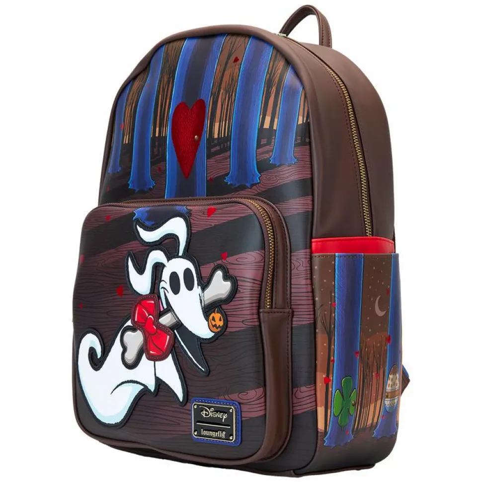 The Nightmare Before Christmas - Zero Holiday Doors 18" Faux Leather Backpack