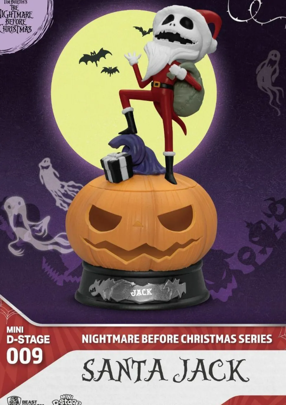 The Nightmare Before Christmas - Santa Jack MDS-009 Mini D-Stage 3" PVC Diorama Statue