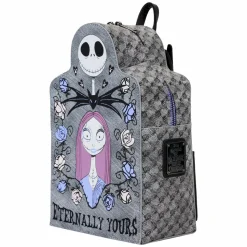 The Nightmare Before Christmas - Jack & Sally Eternally Yours Tombstone 11" Faux Leather Mini Backpack