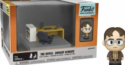 The Office - Dwight Schrute with Dunder Mifflin Office Diorama Mini Moments Vinyl Figure