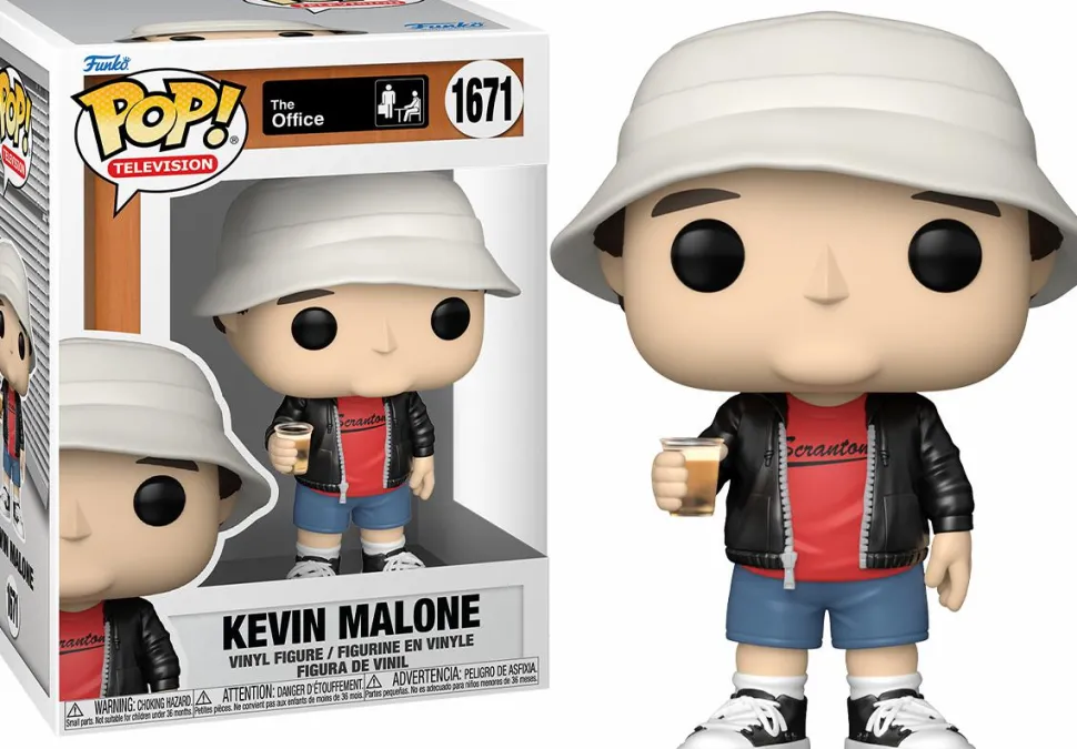 The Office - Kevin Malone With Drink Pop! Vinyl Figure