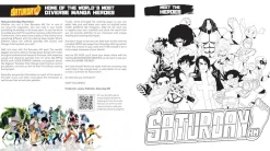 The Official Saturday AM Manga & Comics Colouring Book Paperback Book