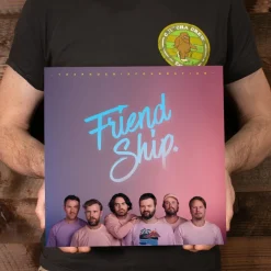 The Phoenix Foundation - Friend Ship LP + 7” Split Single Vinyl Record (Pink & Turquoise Coloured Vinyl)