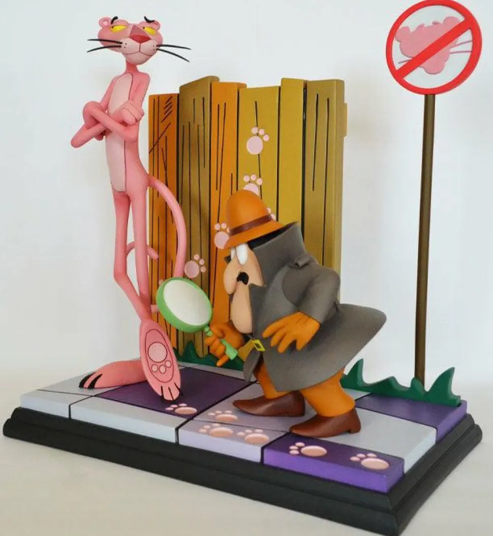 The Pink Panther - Pink Panther & The Inspector 16” Diorama Statue
