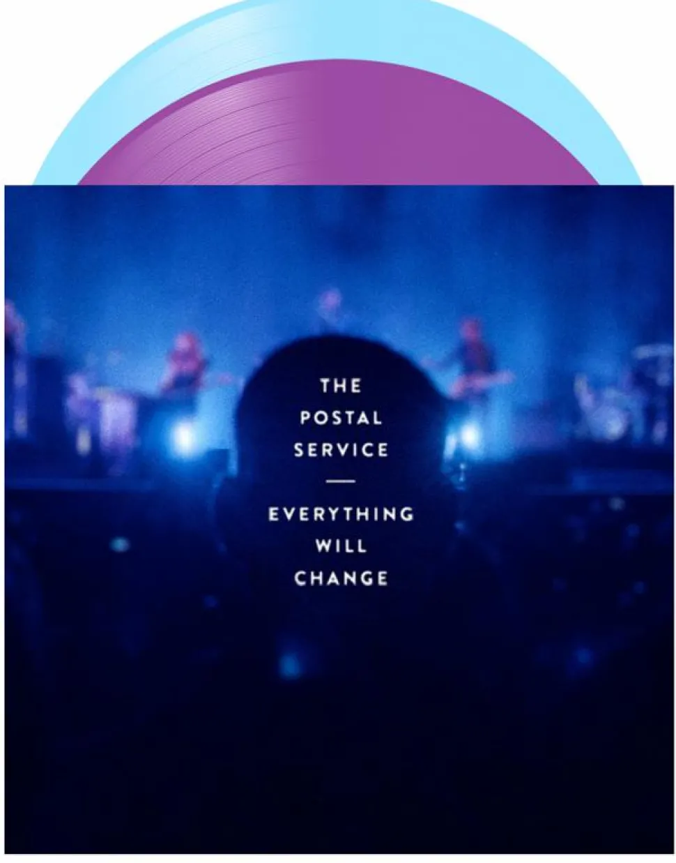 The Postal Service - Everything Will Change 2xLP Vinyl Record (Loser Edition Lavender & Blue Coloured Vinyl)