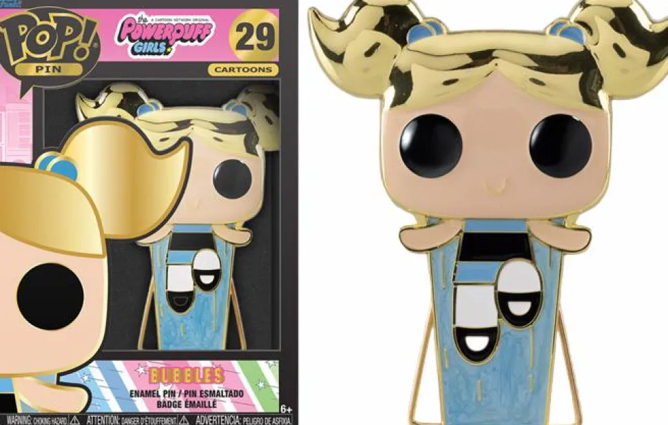 The Powerpuff Girls - Bubbles 4" Pop! Enamel Pin