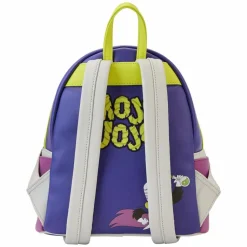 The Powerpuff Girls - Mojo Jojo Cosplay Glow in the Dark 10” Faux Leather Mini Backpack