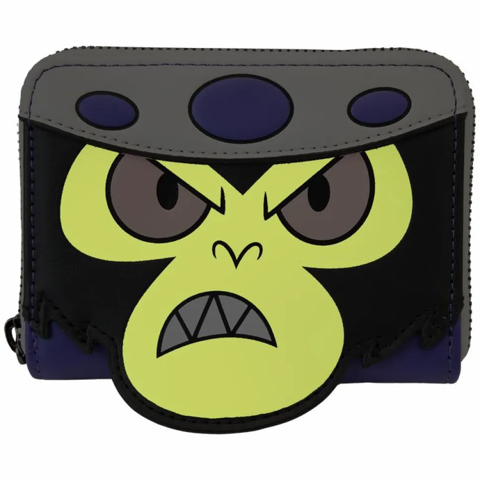 The Powerpuff Girls - Mojo Jojo Cosplay Glow in the Dark 4” Faux Leather Zip-Around Wallet