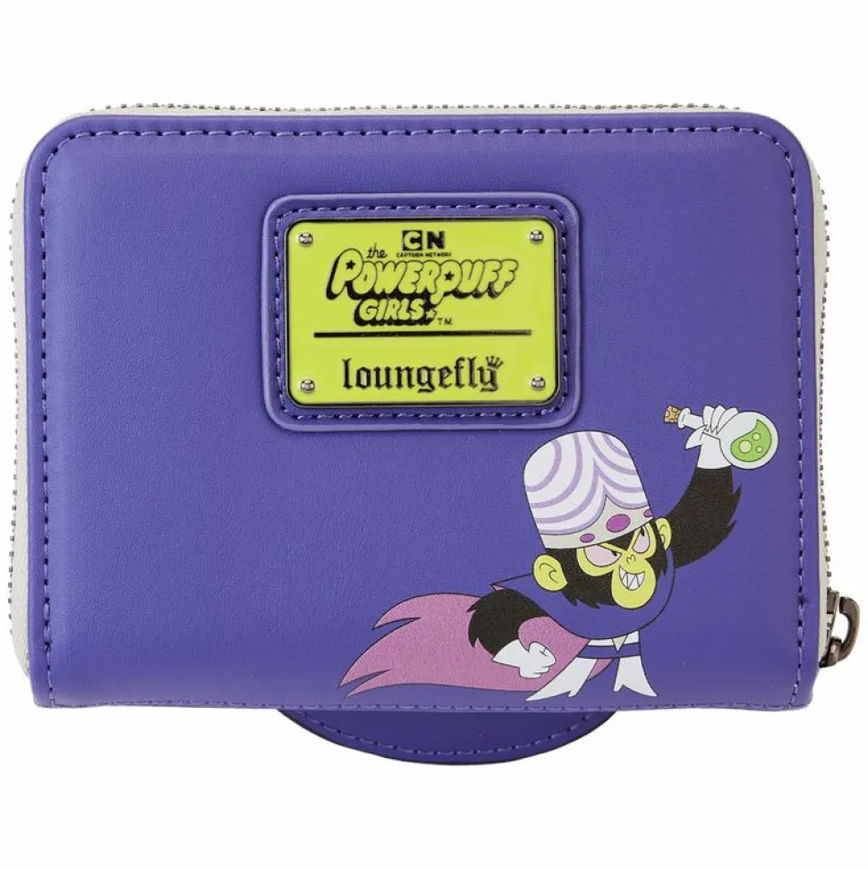 The Powerpuff Girls - Mojo Jojo Cosplay Glow in the Dark 4” Faux Leather Zip-Around Wallet