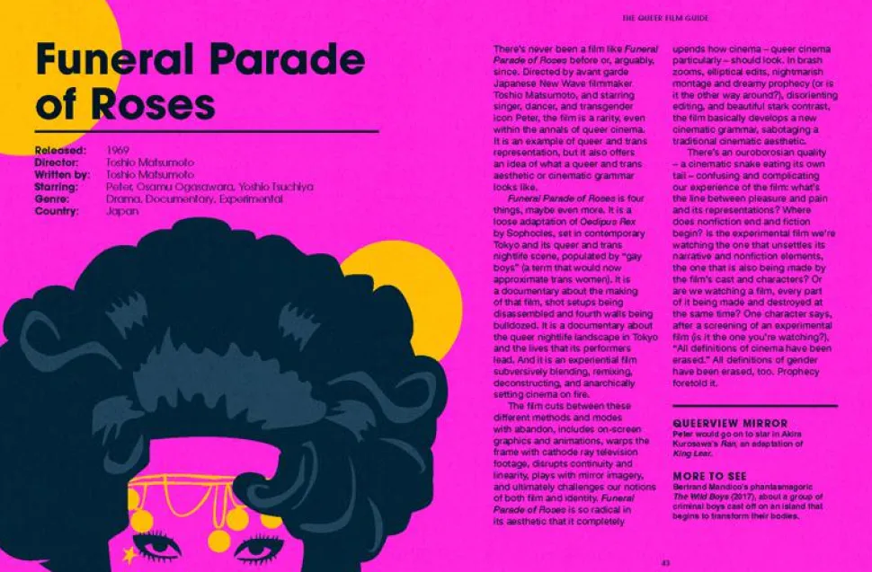The Queer Film Guide: 100 Great Movies That Tell LGBTQIA+ Stories by Kyle Turner Hardcover Book