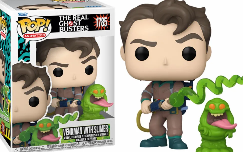 The Real Ghostbusters (1986) - Venkman with Slimer Pop! Vinyl Figure