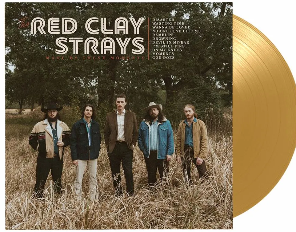 The Red Clay Strays - Made By These Moments LP Vinyl Record (Gold Coloured Vinyl)