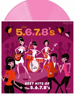The 5.6.7.8's - Best Hits Of The 5.6.7.8's LP Vinyl Record (Powder Pink Coloured Vinyl)
