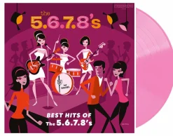 The 5.6.7.8's - Best Hits Of The 5.6.7.8's LP Vinyl Record (Powder Pink Coloured Vinyl)