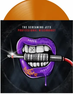 The Screaming Jets - Professional Misconduct LP Vinyl Record (Orange Coloured Vinyl)
