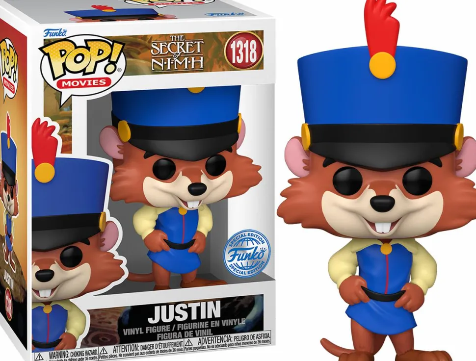 The Secret of NIMH - Justin Pop! Vinyl Figure (Popcultcha Exclusive)