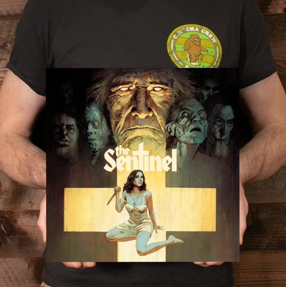 The Sentinel (1977) - Original Motion Picture Soundtrack by Gil Melle 2xLP Vinyl Record (Gateway to Hell Metallic Gold with Black Smoke Coloured Vinyl)