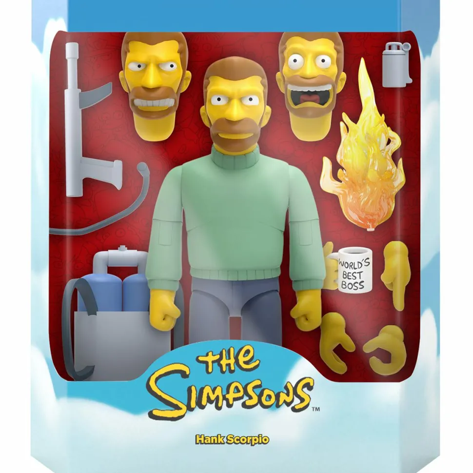 The Simpsons - Hank Scorpio Ultimates! 7” Scale Action Figure (Wave 2)