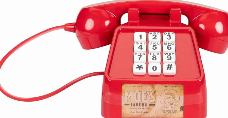 The Simpsons - Moe's Tavern Prank Phone 1:1 Scale Life-Size Electronic Prop Replica