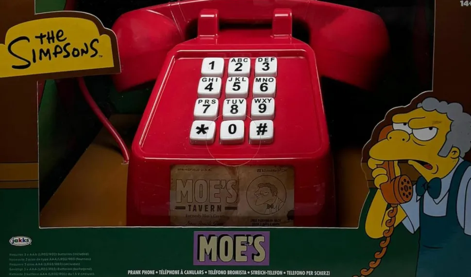 The Simpsons - Moe's Tavern Prank Phone 1:1 Scale Life-Size Electronic Prop Replica