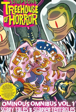 The Simpsons - Treehouse of Horror Ominous Omnibus Volume 01 Scary Tales & Scarier Tentacles Hardcover Book