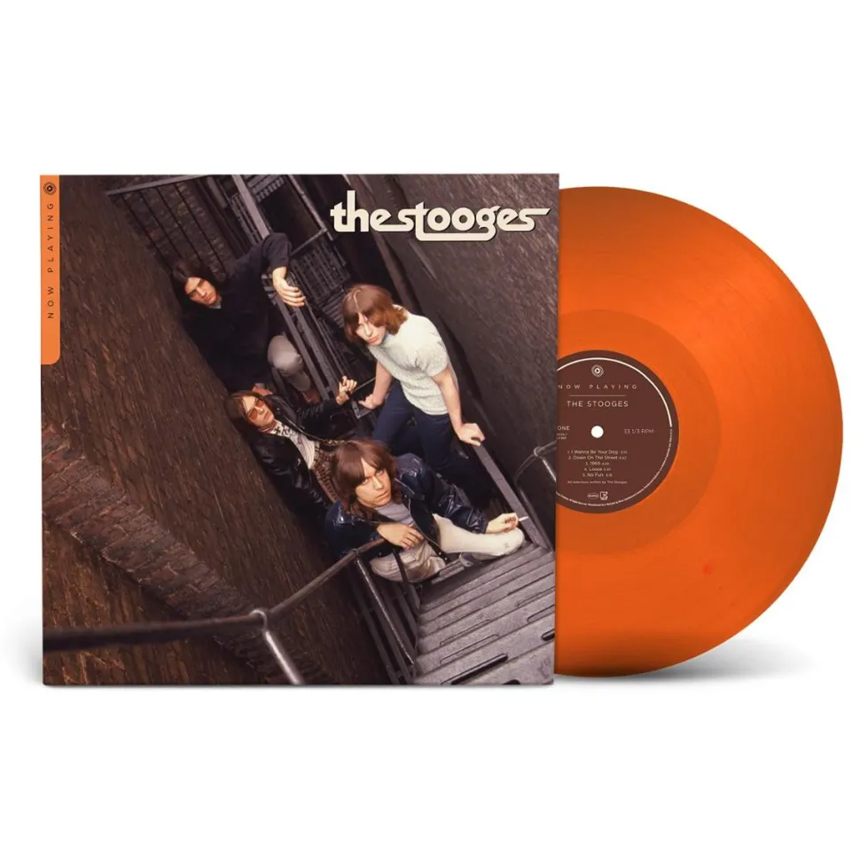 The Stooges - Now Playing LP Vinyl Record (Transparent Orange Vinyl)