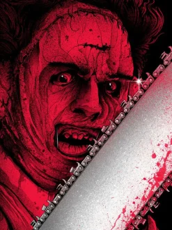 The Texas Chainsaw Massacre - Leatherface Art Print by Matt Ryan Tobin (RS)
