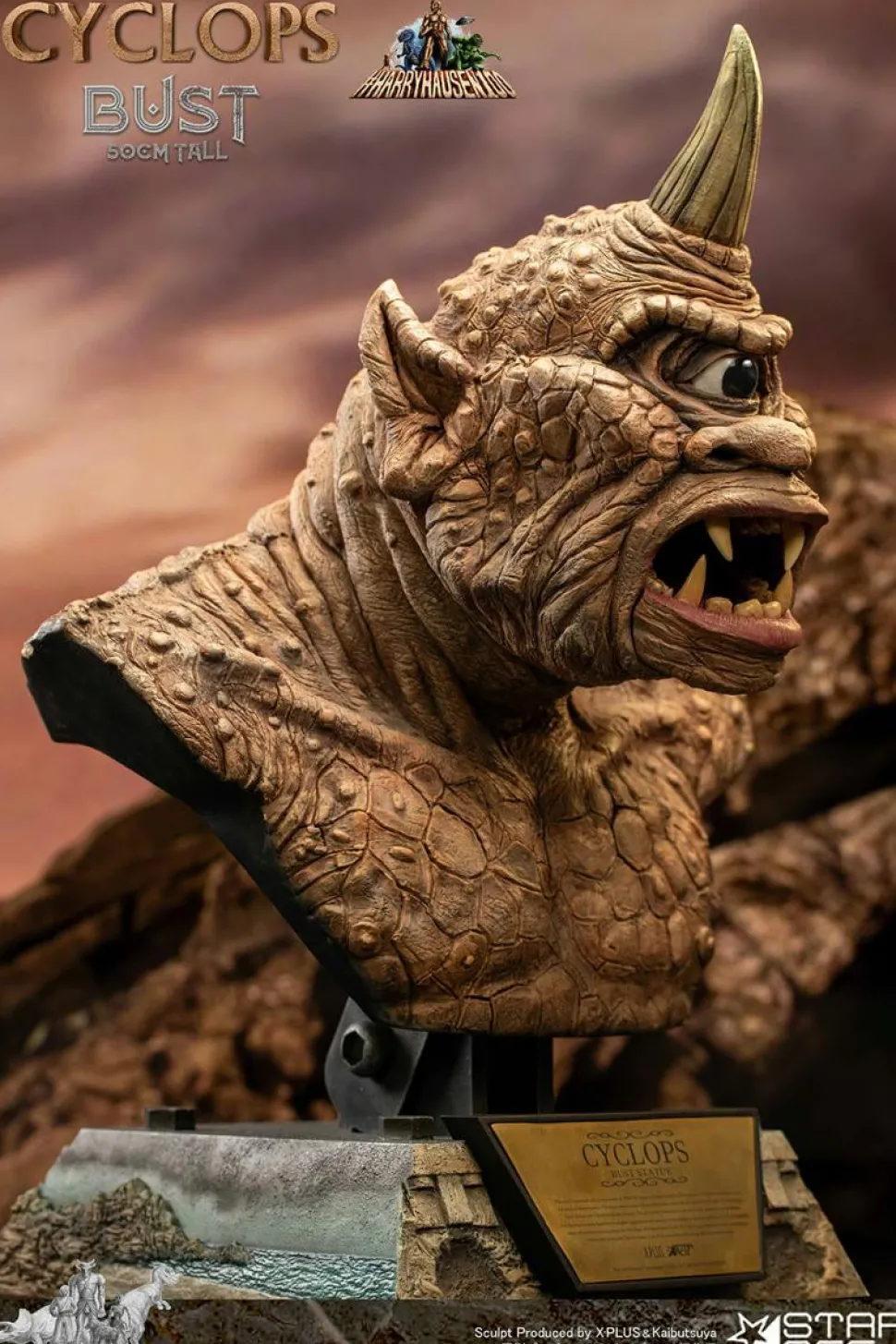 The 7th Voyage of Sinbad (1958) - Ray Harryhausen Cyclops 20" Bust